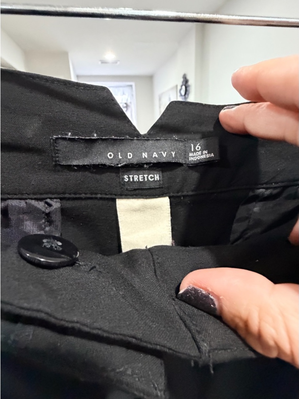 Old Navy Black Tie-Waist Skirt - Picture 4 of 4
